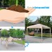 Upgraded Quictent 10x10 EZ Pop Up Canopy Gazebo Party Tent 100% Waterproof with Sidewalls and Mesh Windows (Red)   